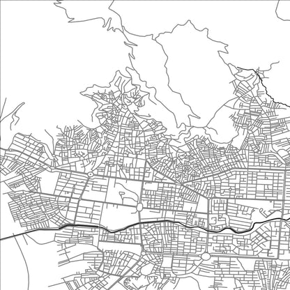 ROAD MAP OF MARIVAN, IRAN BY MAPBAKES