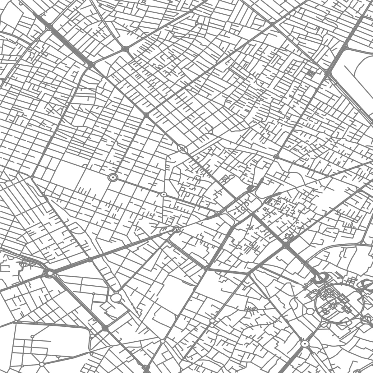 ROAD MAP OF MASHHAD, IRAN BY MAPBAKES
