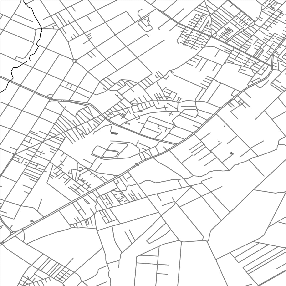 ROAD MAP OF MOHAMMAD SHAHR, IRAN BY MAPBAKES