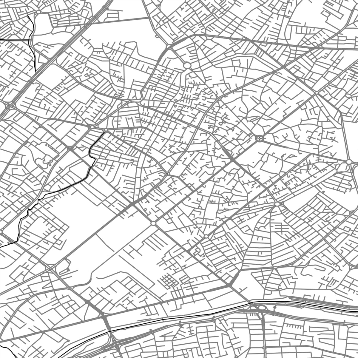 ROAD MAP OF ORUMIYEH URMIA, IRAN BY MAPBAKES