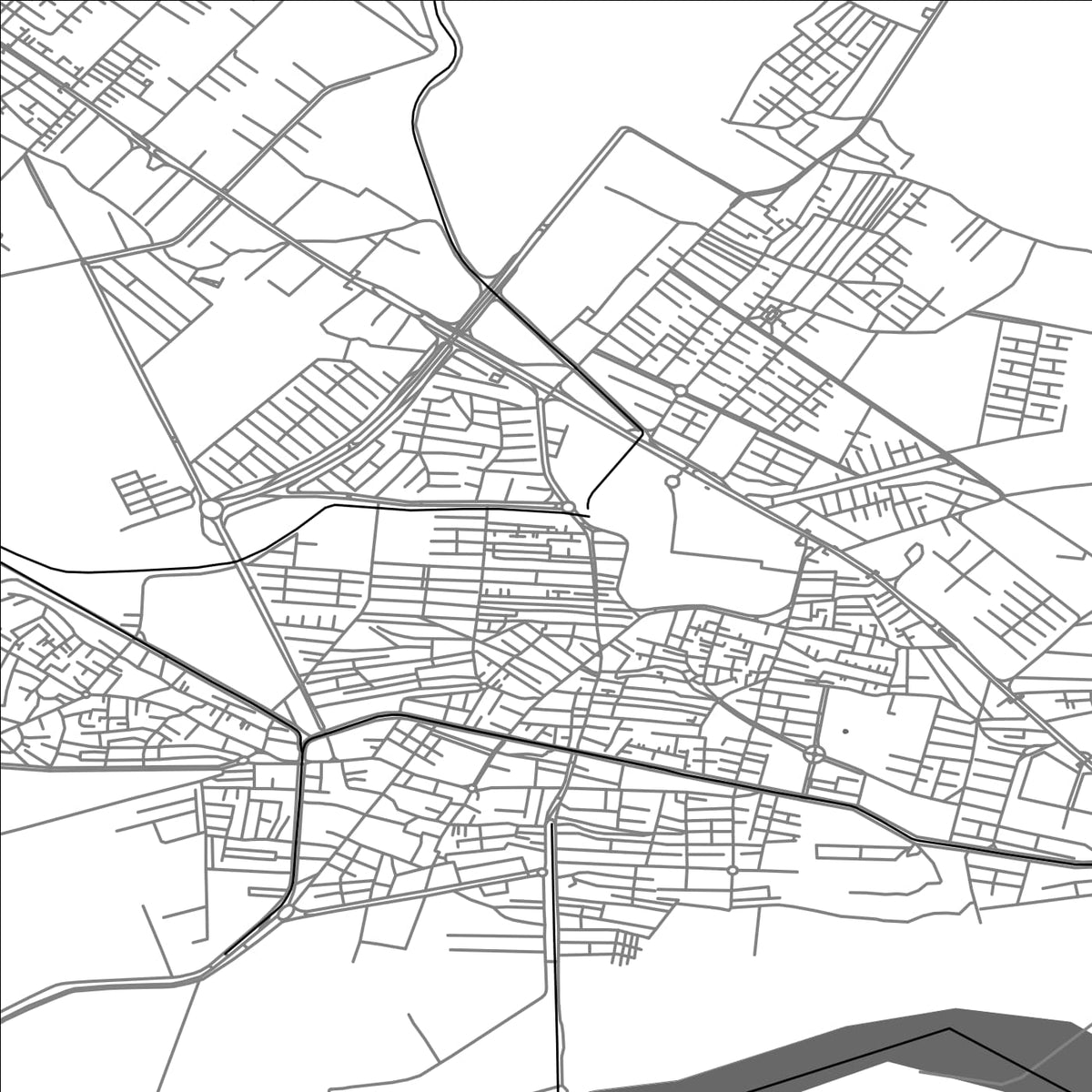 ROAD MAP OF PAKDASHT, IRAN BY MAPBAKES