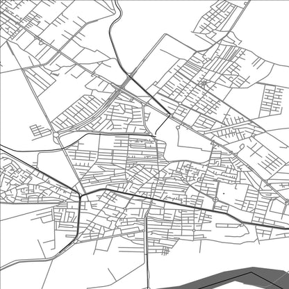 ROAD MAP OF PAKDASHT, IRAN BY MAPBAKES