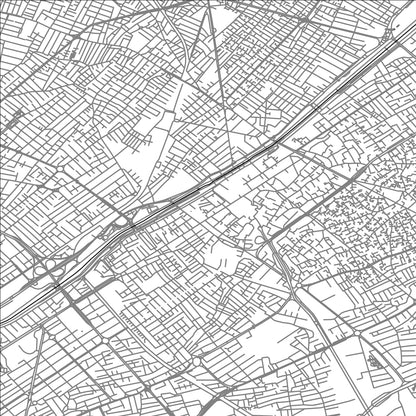 ROAD MAP OF QOM, IRAN BY MAPBAKES
