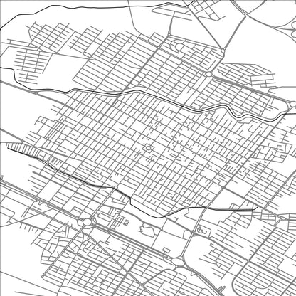 ROAD MAP OF QUCHAN, IRAN BY MAPBAKES