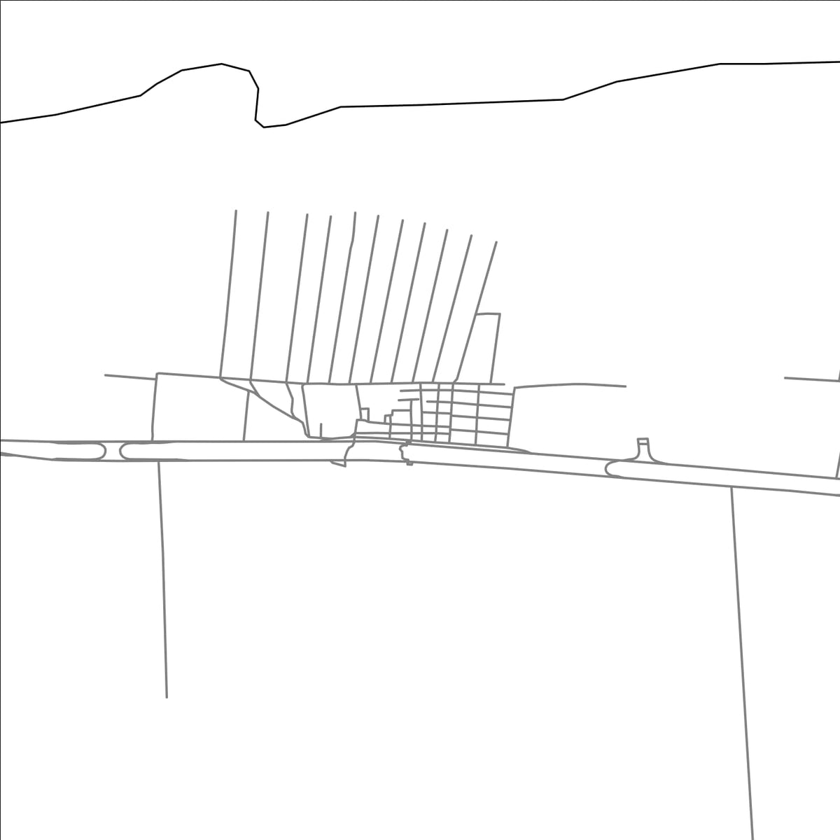 ROAD MAP OF RAHMANIYE, IRAN BY MAPBAKES