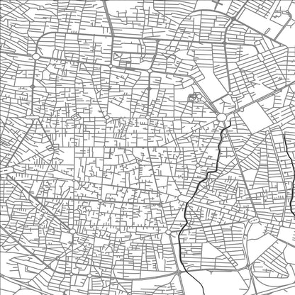ROAD MAP OF SABZEVAR, IRAN BY MAPBAKES