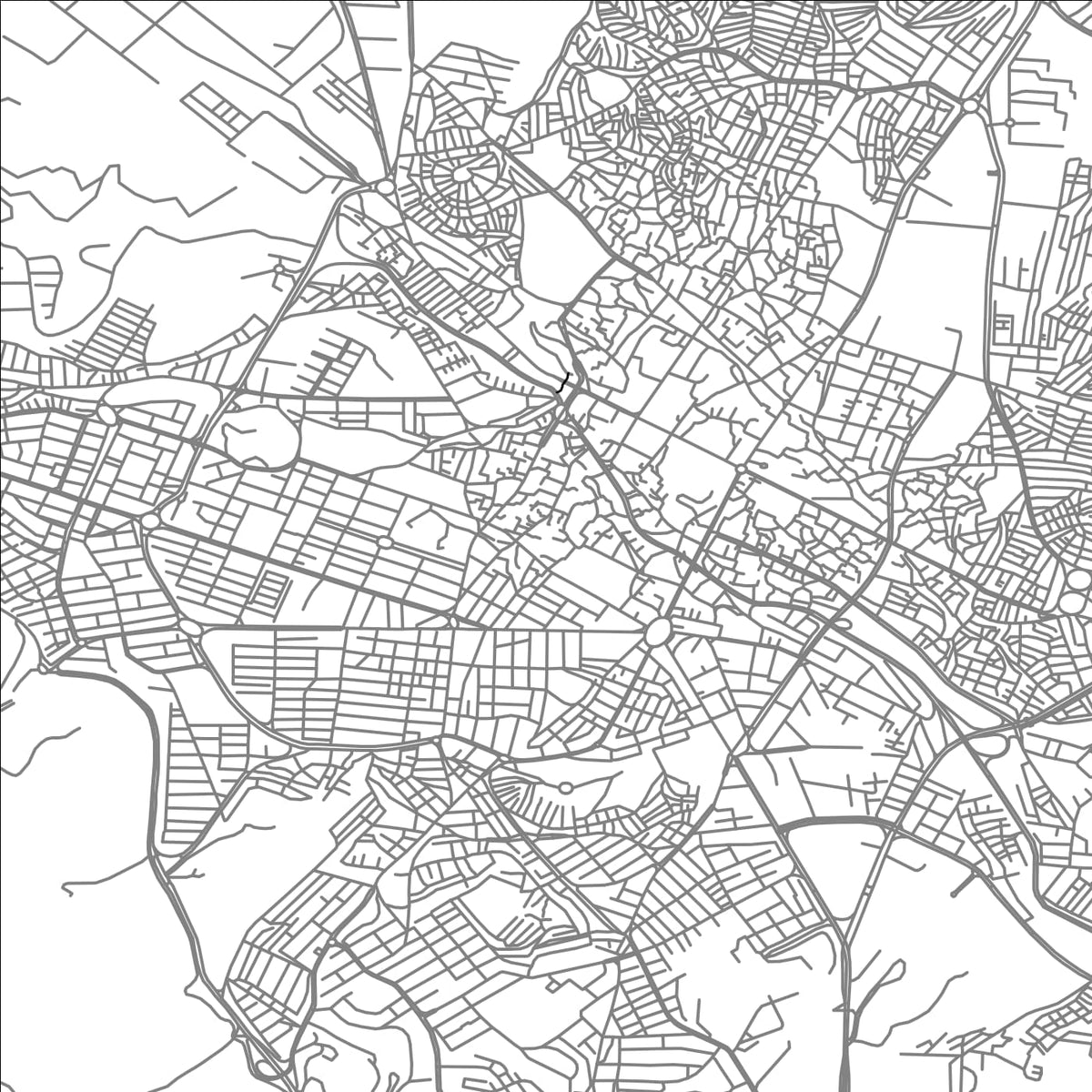 ROAD MAP OF SANANDAJ, IRAN BY MAPBAKES