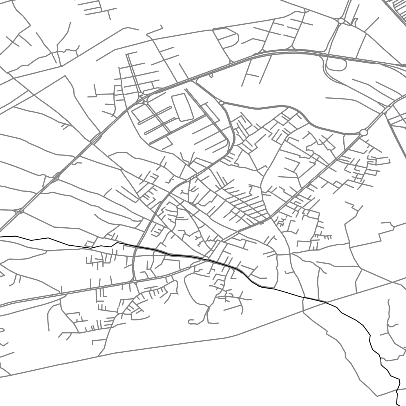 ROAD MAP OF SARDROUD, IRAN BY MAPBAKES