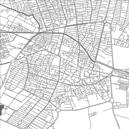 ROAD MAP OF SAVEH, IRAN BY MAPBAKES