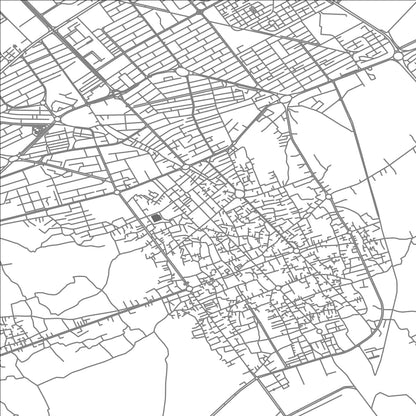 ROAD MAP OF SEMNAN, IRAN BY MAPBAKES