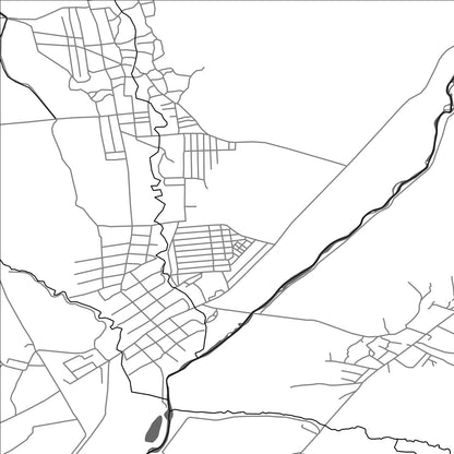 ROAD MAP OF AKHURIK, ARMENIA BY MAPBAKES