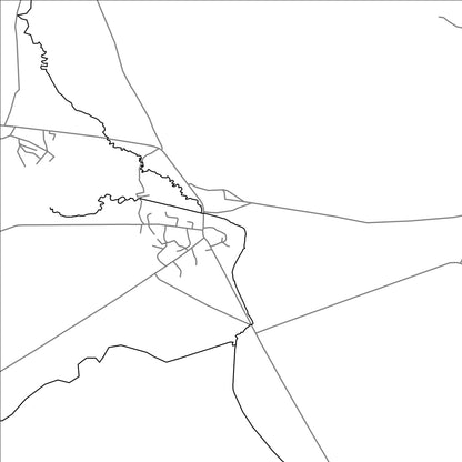 ROAD MAP OF ALAGYAZ, ARMENIA BY MAPBAKES