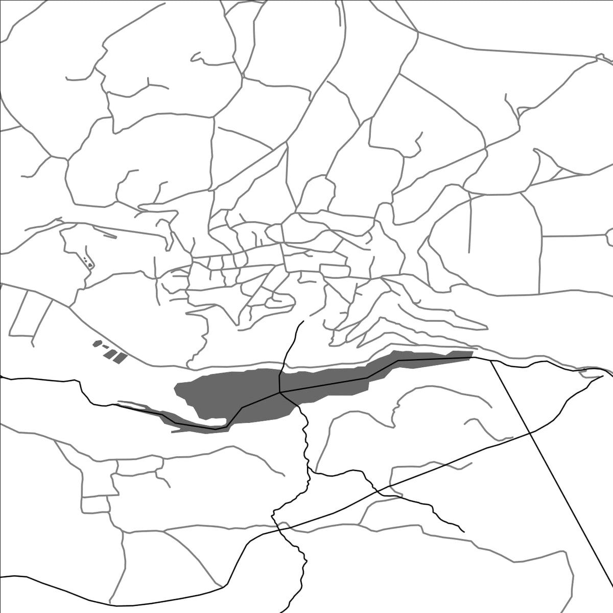 ROAD MAP OF ANGEGHAKOT, ARMENIA BY MAPBAKES