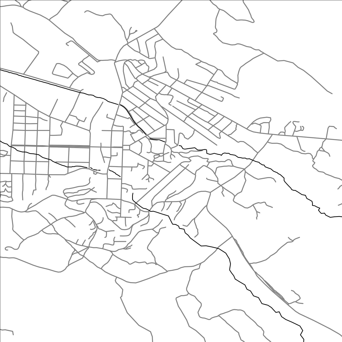 ROAD MAP OF ARTIK, ARMENIA BY MAPBAKES