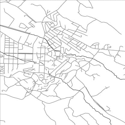 ROAD MAP OF ARTIK, ARMENIA BY MAPBAKES