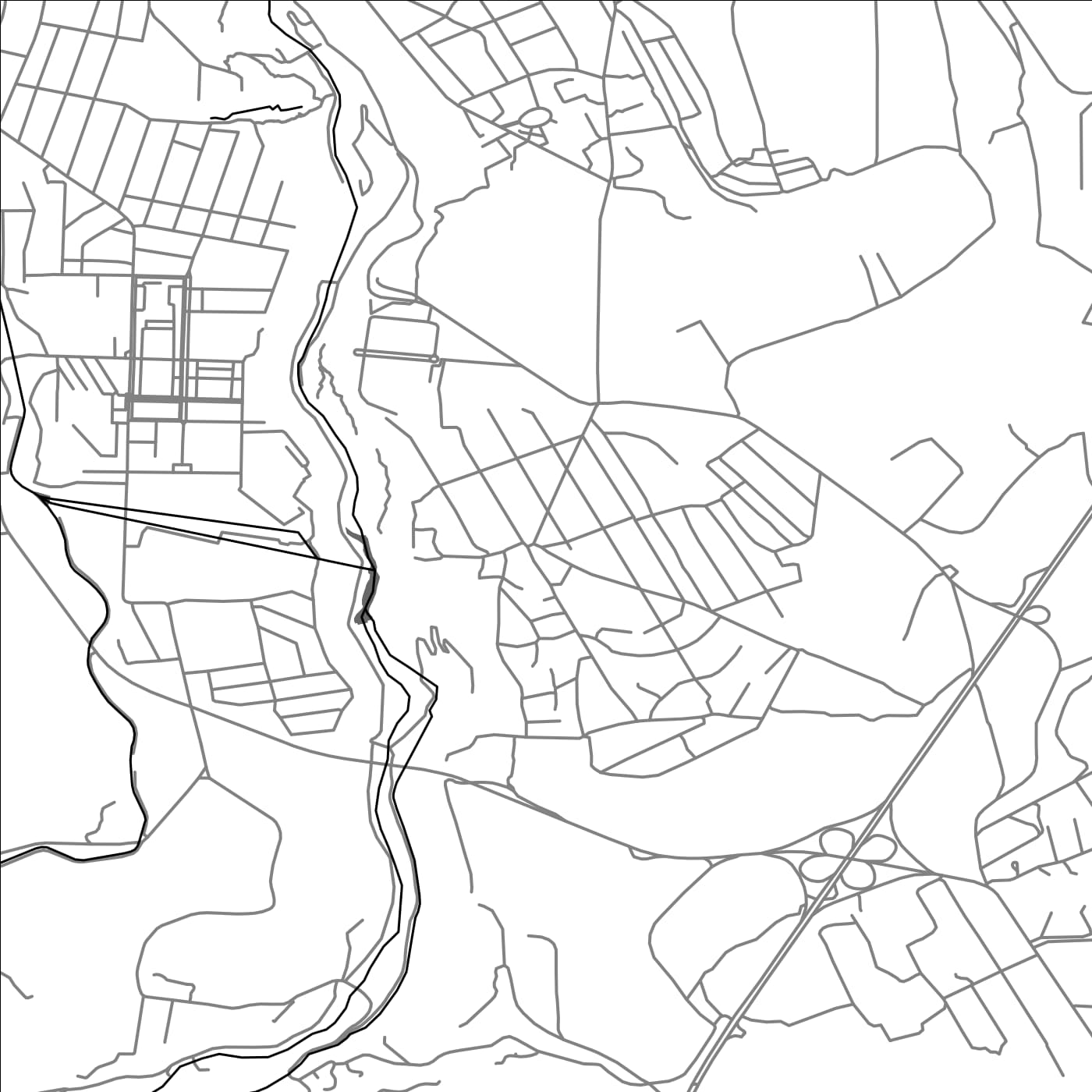 ROAD MAP OF ARZNI, ARMENIA BY MAPBAKES