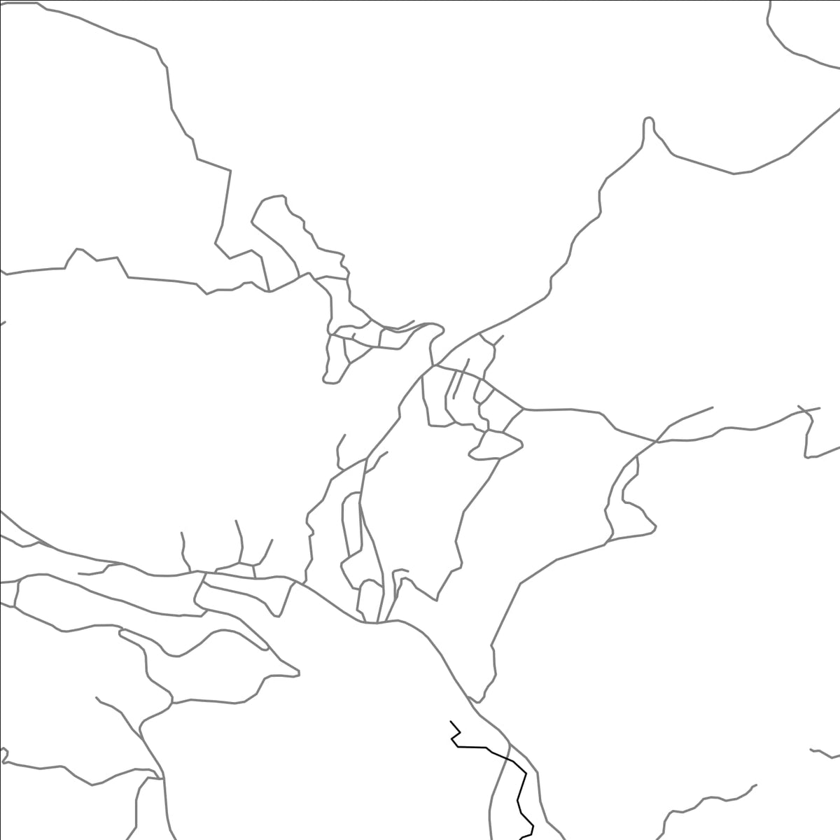 ROAD MAP OF BAGHANIS, ARMENIA BY MAPBAKES