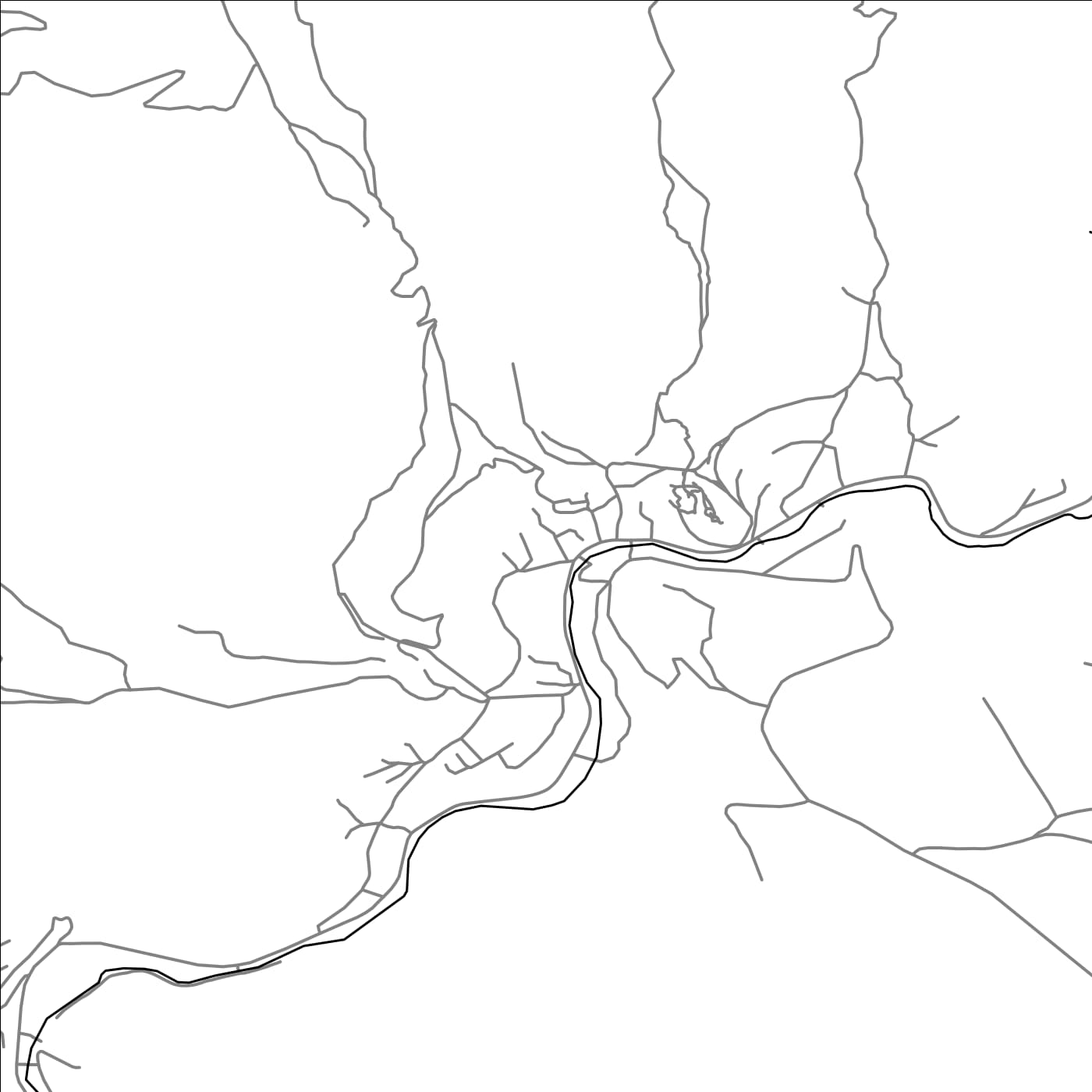 ROAD MAP OF BJNI, ARMENIA BY MAPBAKES