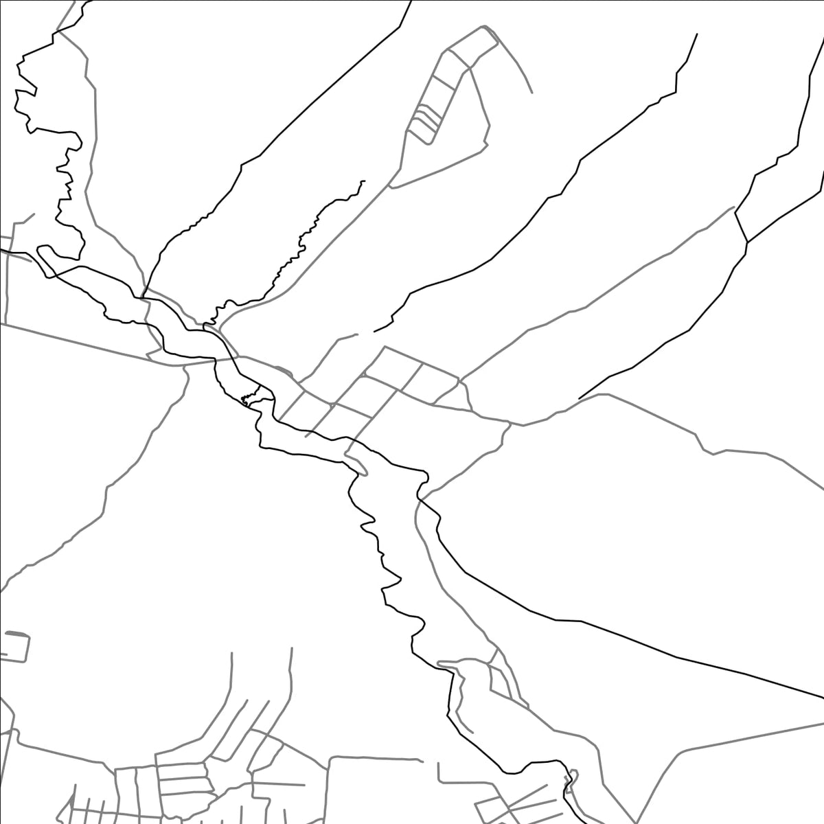 ROAD MAP OF BOVADZOR, ARMENIA BY MAPBAKES