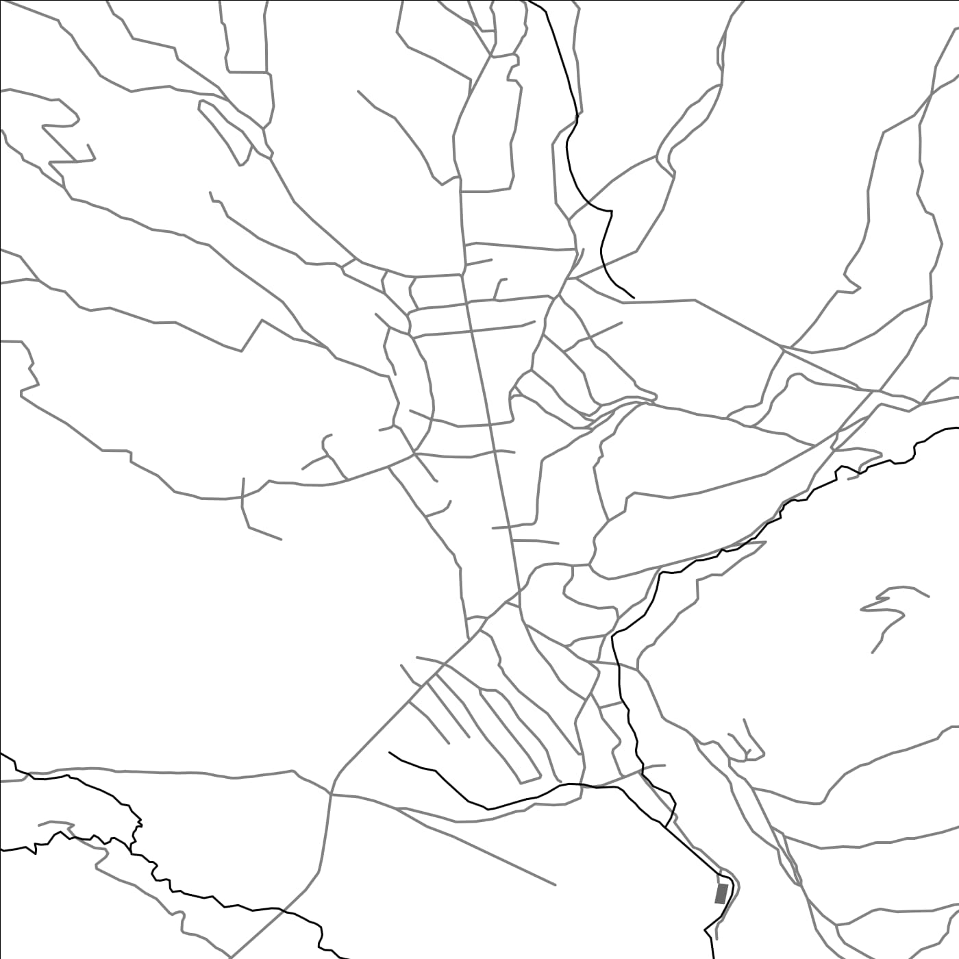 ROAD MAP OF BUZHAKAN, ARMENIA BY MAPBAKES