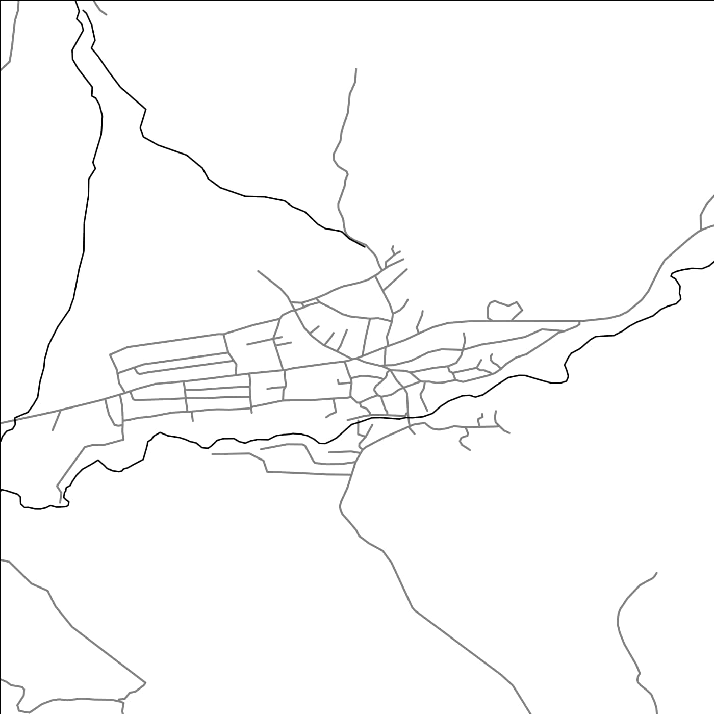 ROAD MAP OF DDMASHEN, ARMENIA BY MAPBAKES