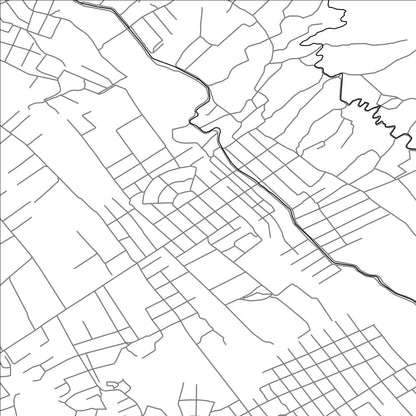 ROAD MAP OF DVIN, ARMENIA BY MAPBAKES