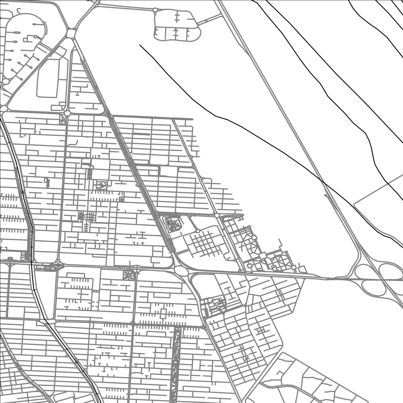 ROAD MAP OF SHAHIN SHAHR, IRAN BY MAPBAKES