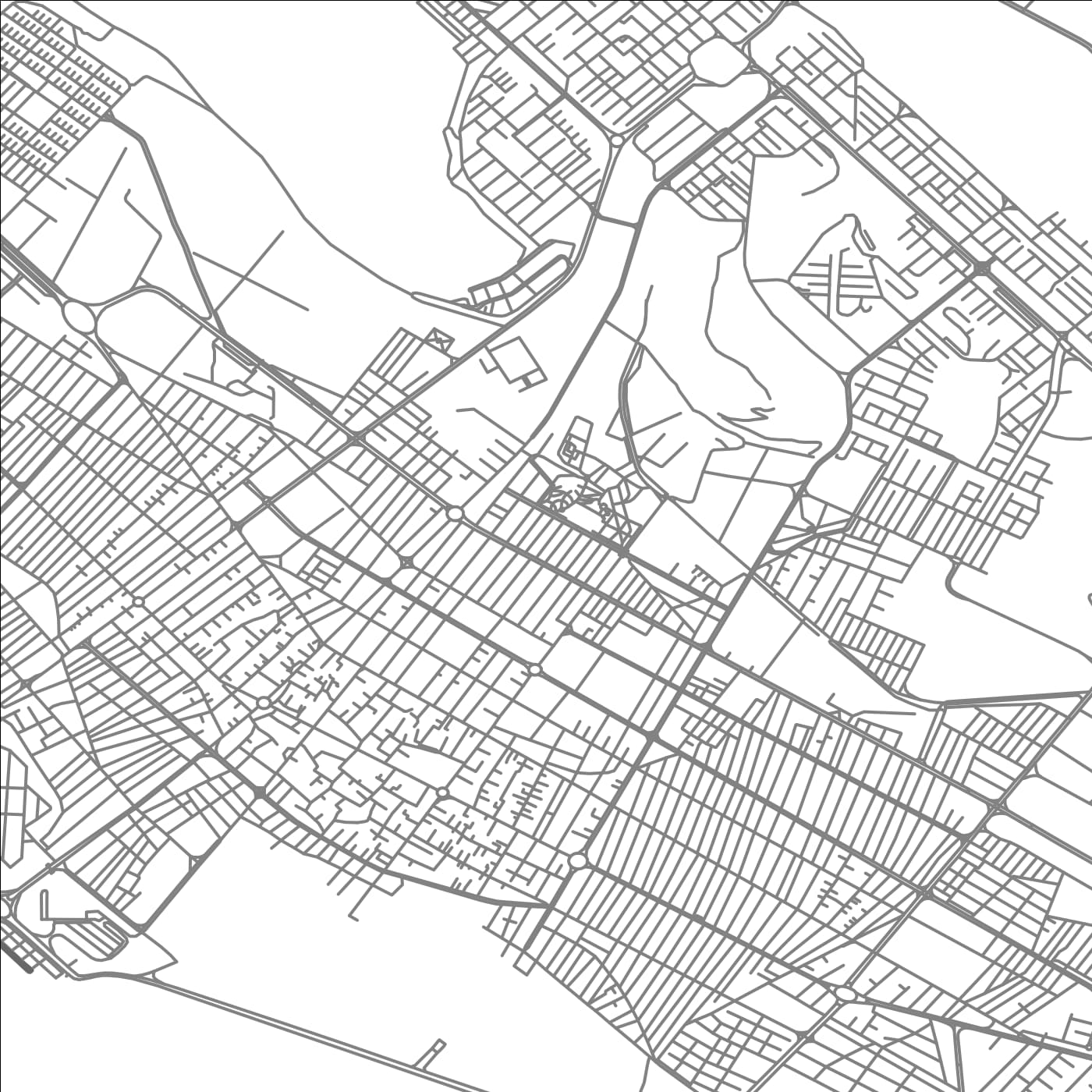 ROAD MAP OF SHAHREKORD, IRAN BY MAPBAKES