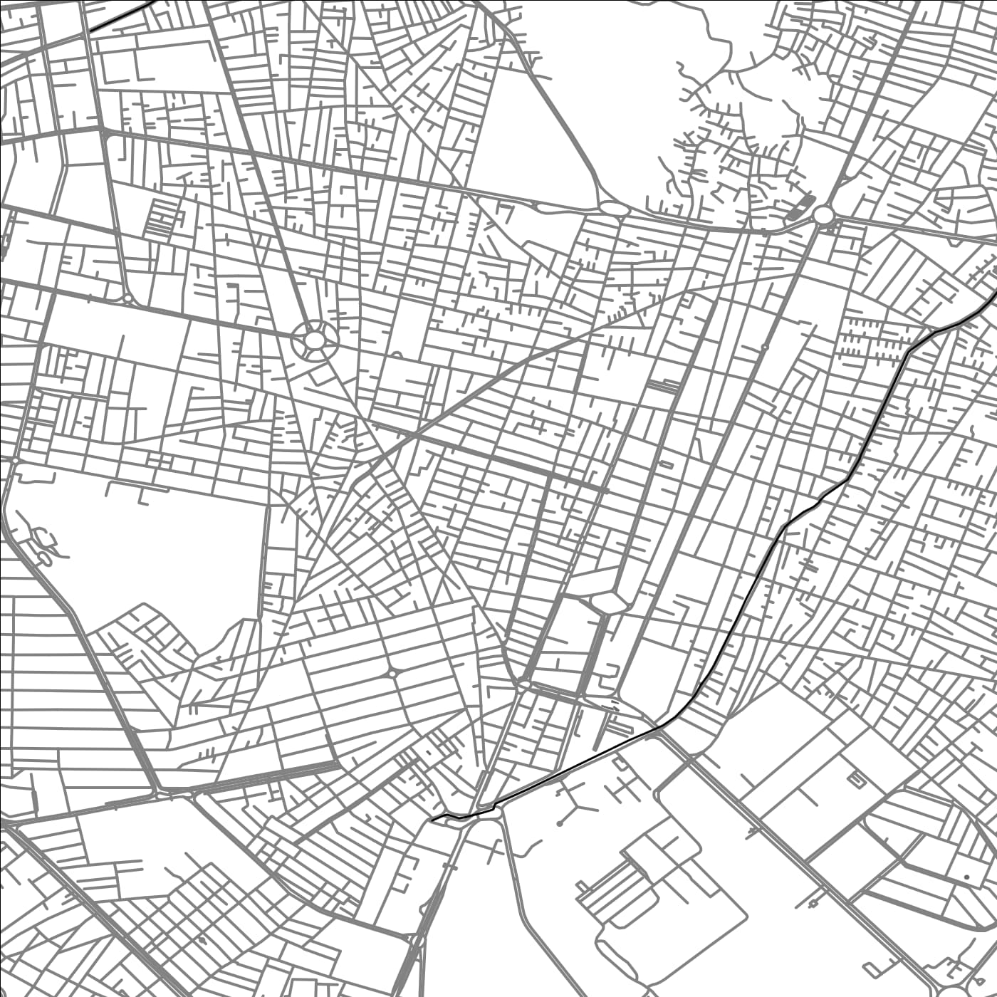 ROAD MAP OF ZAHEDAN, IRAN BY MAPBAKES