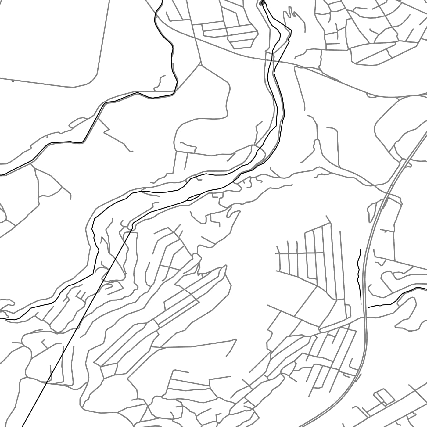 ROAD MAP OF GETAMEJ, ARMENIA BY MAPBAKES