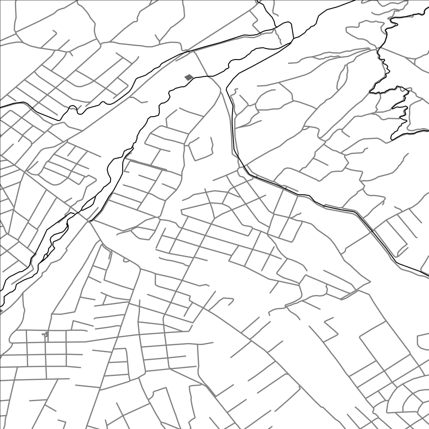 ROAD MAP OF GETAZAT, ARMENIA BY MAPBAKES