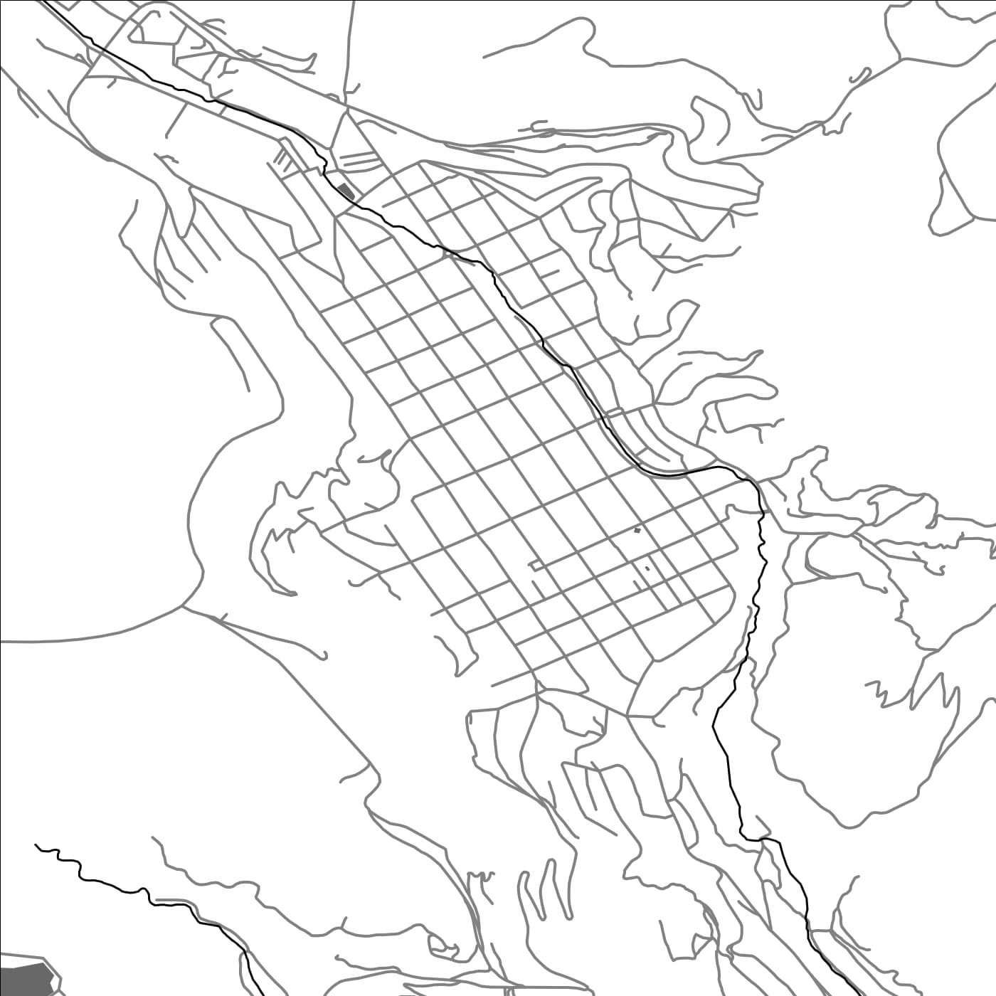 ROAD MAP OF GORIS, ARMENIA BY MAPBAKES