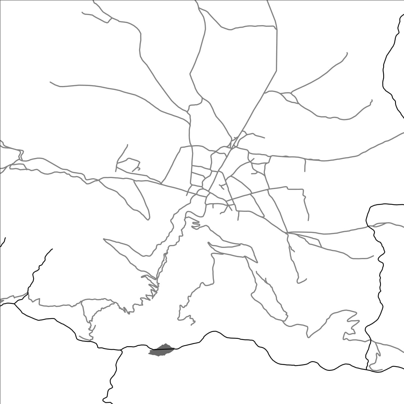 ROAD MAP OF HARZHIS, ARMENIA BY MAPBAKES