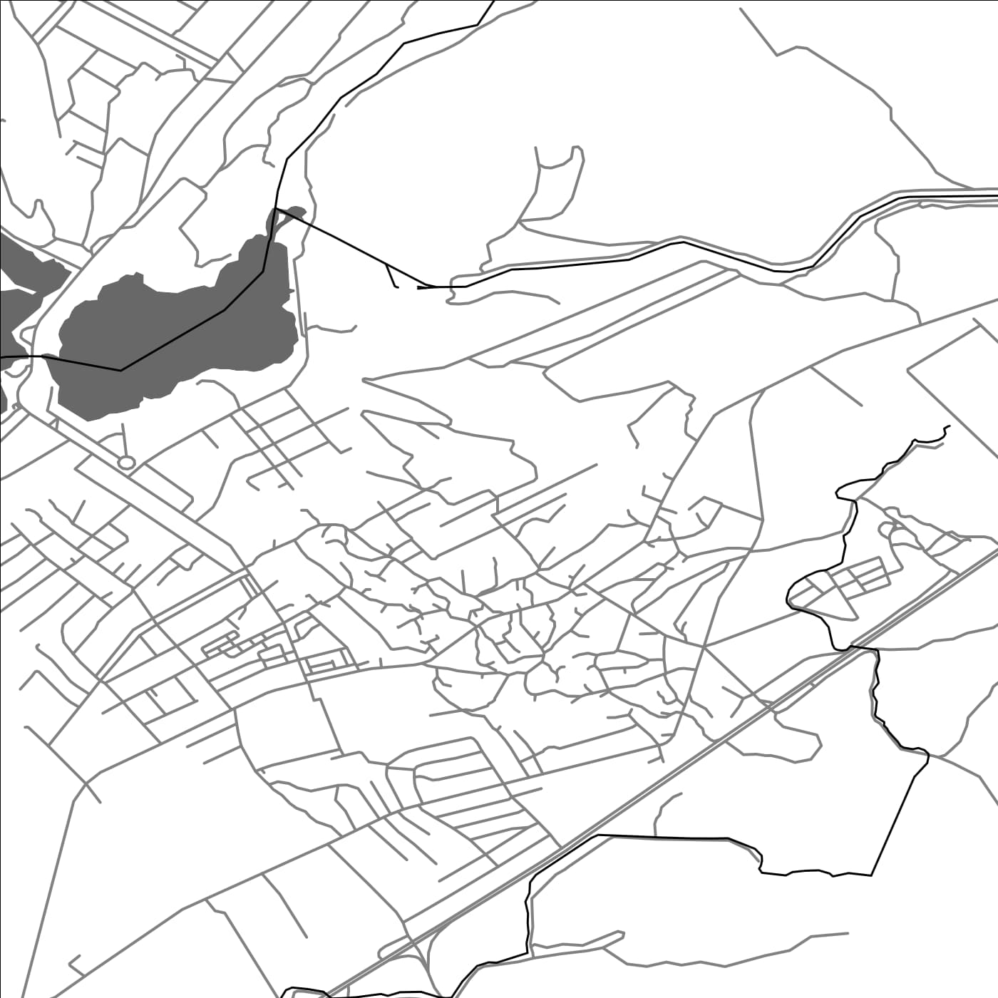 ROAD MAP OF HRAZDAN, ARMENIA BY MAPBAKES