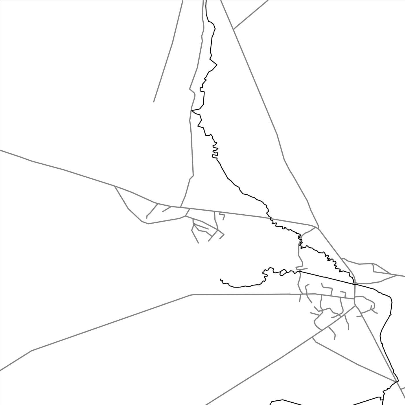 ROAD MAP OF JAMSHLU, ARMENIA BY MAPBAKES