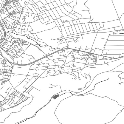 ROAD MAP OF JRVEZH, ARMENIA BY MAPBAKES