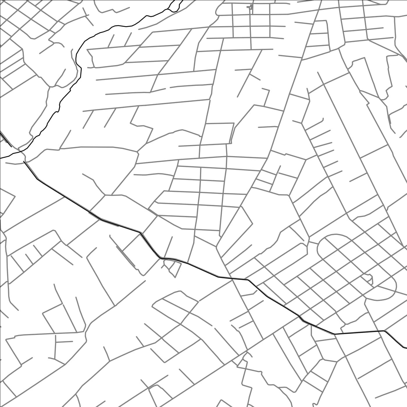 ROAD MAP OF KANACHUT, ARMENIA BY MAPBAKES