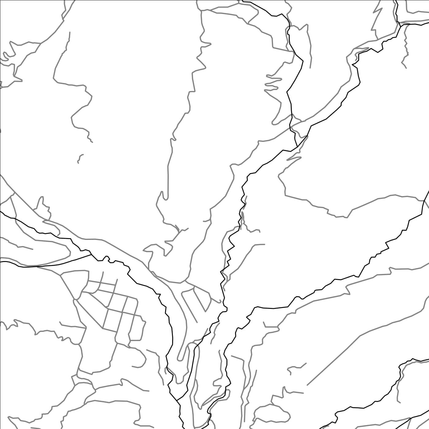 ROAD MAP OF KARAGLUKH, ARMENIA BY MAPBAKES