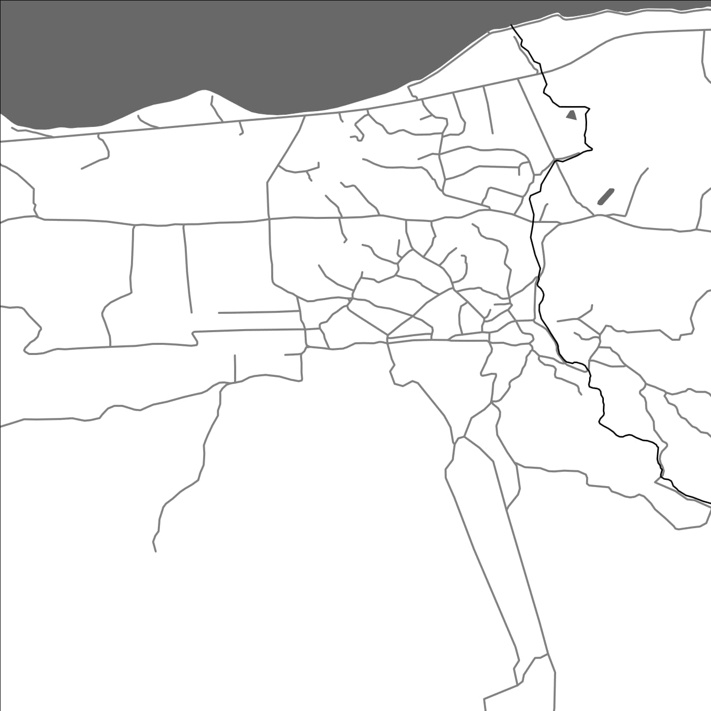 ROAD MAP OF KARCHAGHBYUR, ARMENIA BY MAPBAKES