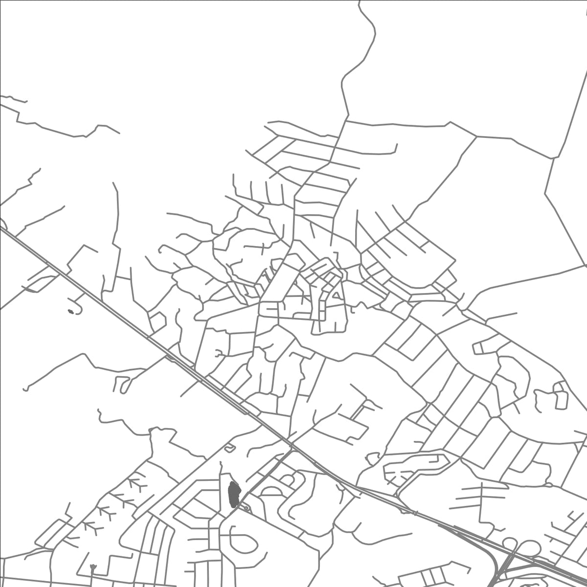ROAD MAP OF KASAKH, ARMENIA BY MAPBAKES