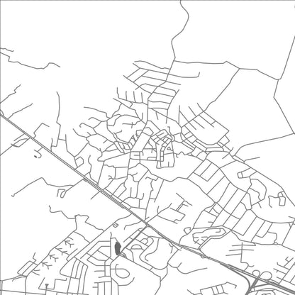 ROAD MAP OF KASAKH, ARMENIA BY MAPBAKES