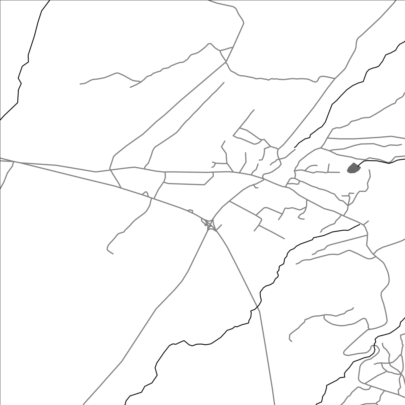 ROAD MAP OF KATNAGHBYUR, ARMENIA BY MAPBAKES