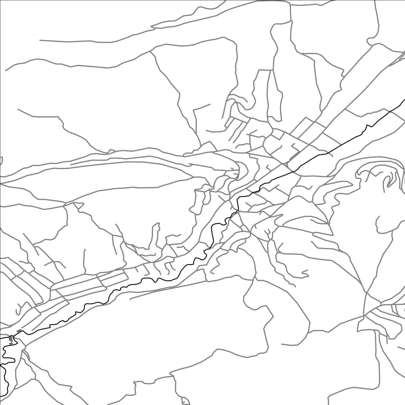 ROAD MAP OF KOGHB, ARMENIA BY MAPBAKES