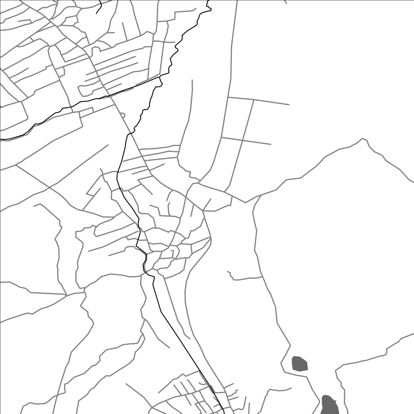 ROAD MAP OF LANJAGHBYUR, ARMENIA BY MAPBAKES