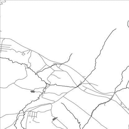 ROAD MAP OF LERMONTOVO, ARMENIA BY MAPBAKES