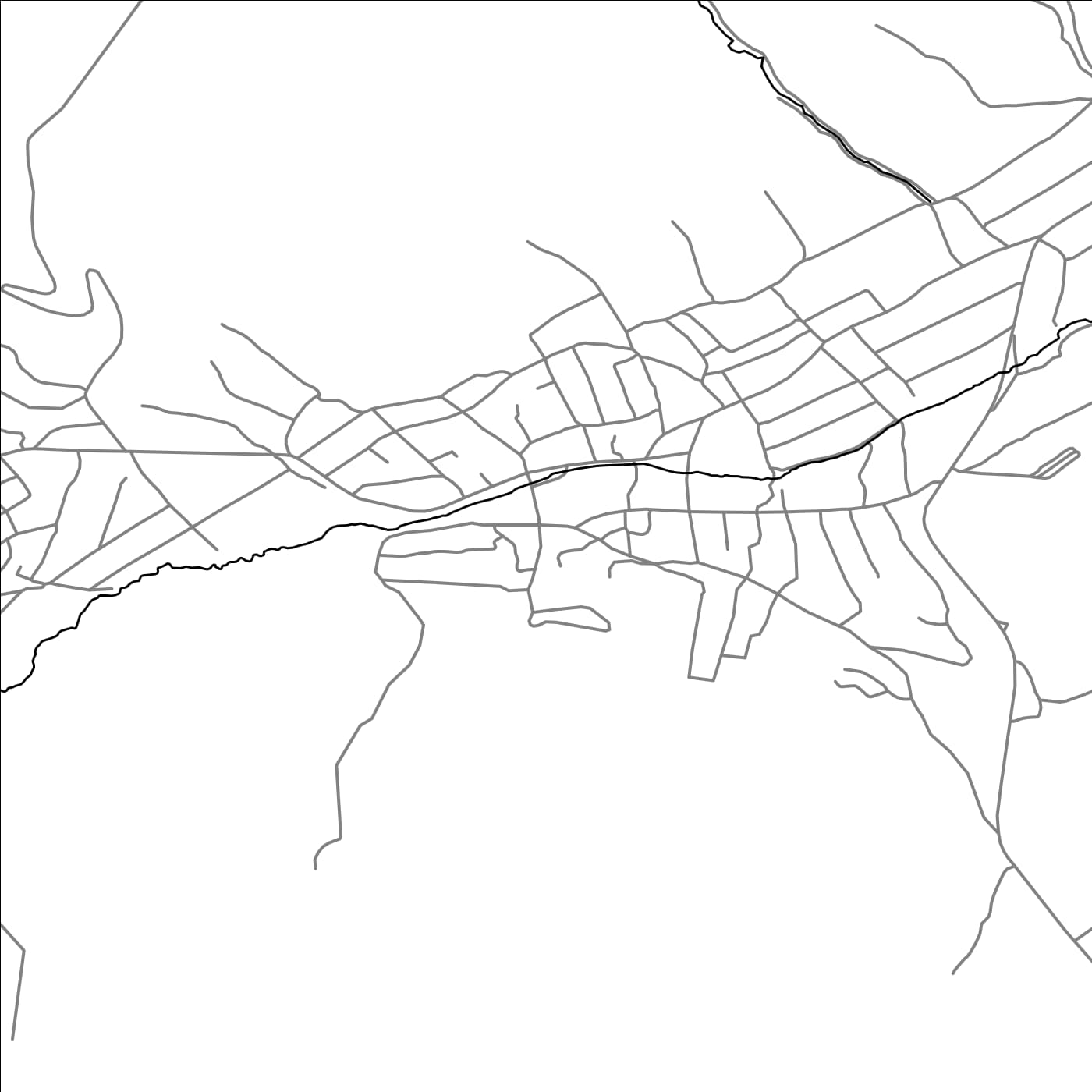 ROAD MAP OF LERRNAVAN, ARMENIA BY MAPBAKES