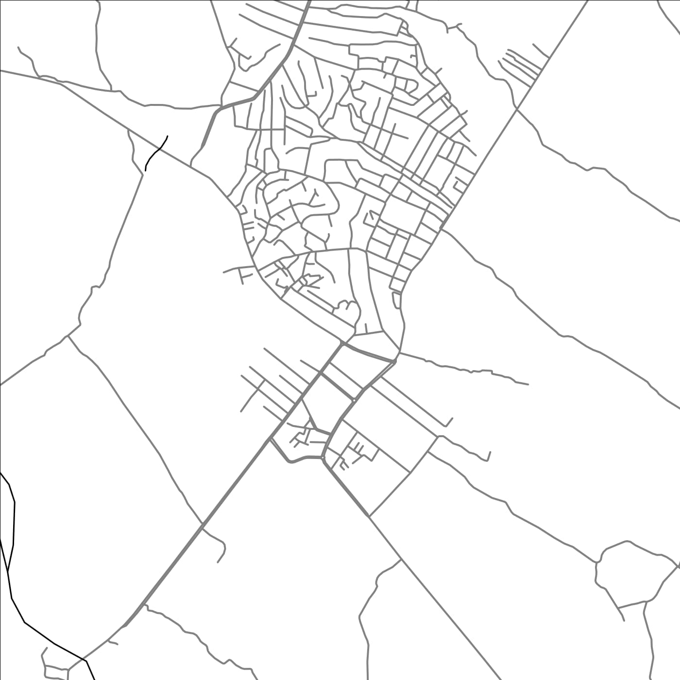 ROAD MAP OF MITARLAM, AFGHANISTAN BY MAPBAKES