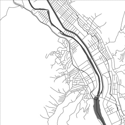 ROAD MAP OF POL E KHOMRI, AFGHANISTAN BY MAPBAKES