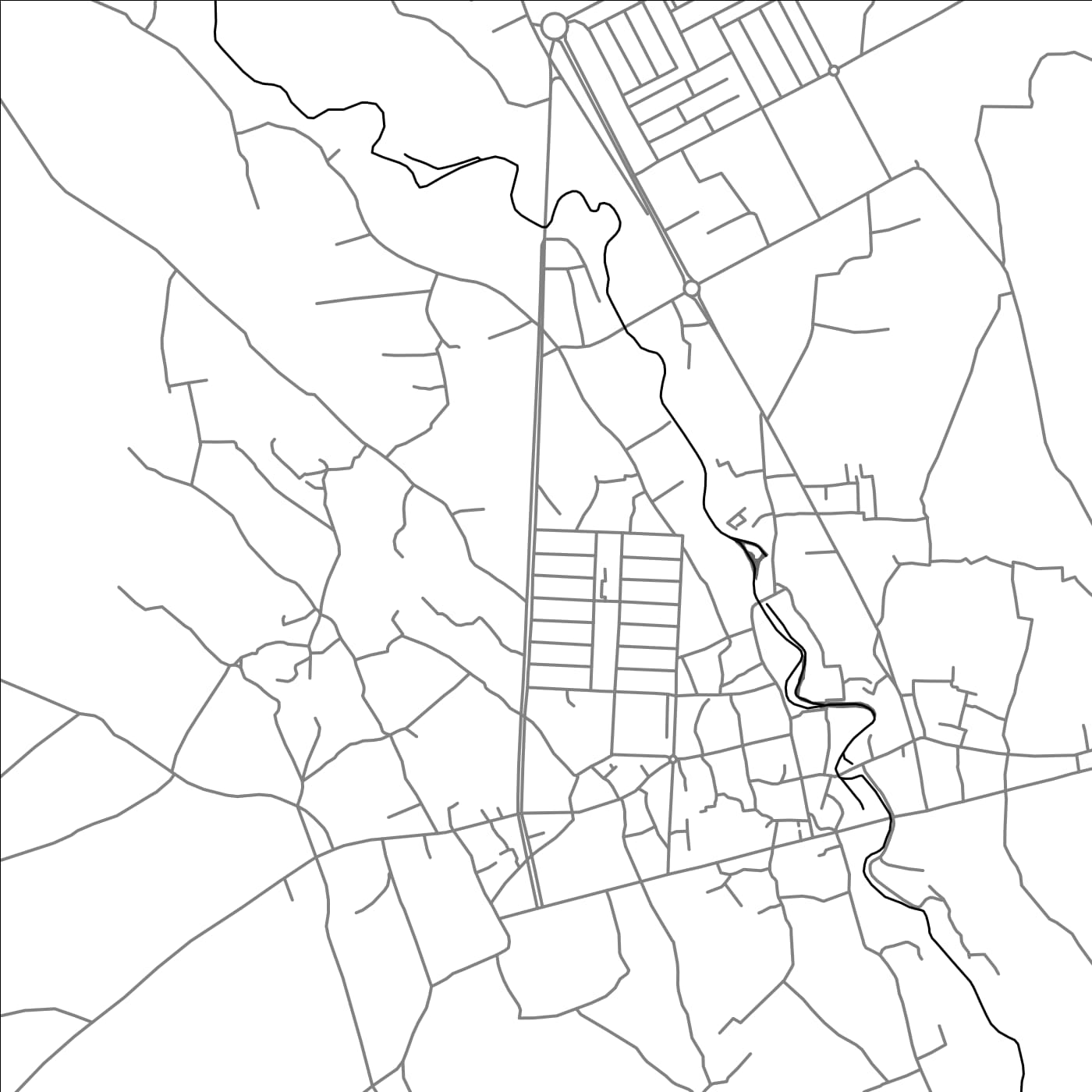 ROAD MAP OF SAR E PUL, AFGHANISTAN BY MAPBAKES