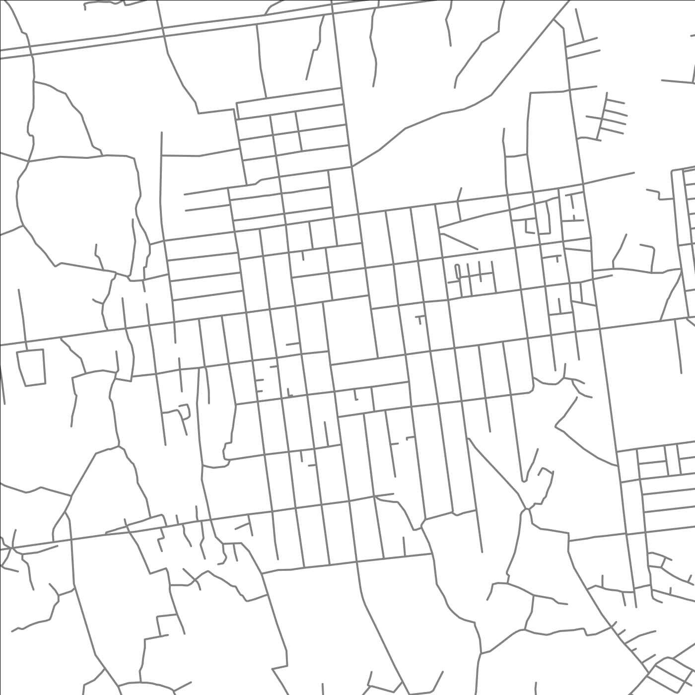 ROAD MAP OF SHEBERGHAN, AFGHANISTAN BY MAPBAKES